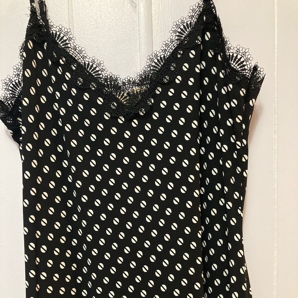 NWOT Michael Korea midi dress size L black